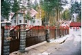 Бетонный забор, заборные блоки Рубленый Камень